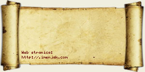 Tijana Kovlenić vizit kartica